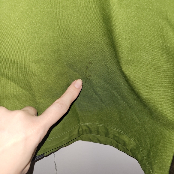 4/25 Columbia Titanium Mens LG Green Softshell Jacket Outdoor Hiking Trail Gorp - Picture 8 of 9